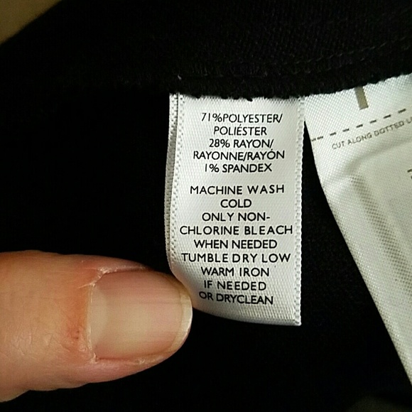 Ann Taylor a line black dress - Picture 7 of 7